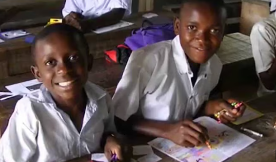 Children learning in a classroom setting